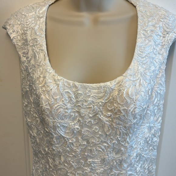 Sue Wong white lace dress size 10 - Picture 2 of 4